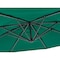 Global Industrial Cantilever Umbrella w/ Crank, Tilt & Cross Brace, Olefin Fabric, 10'W, Green 436972GN - alternate 2
